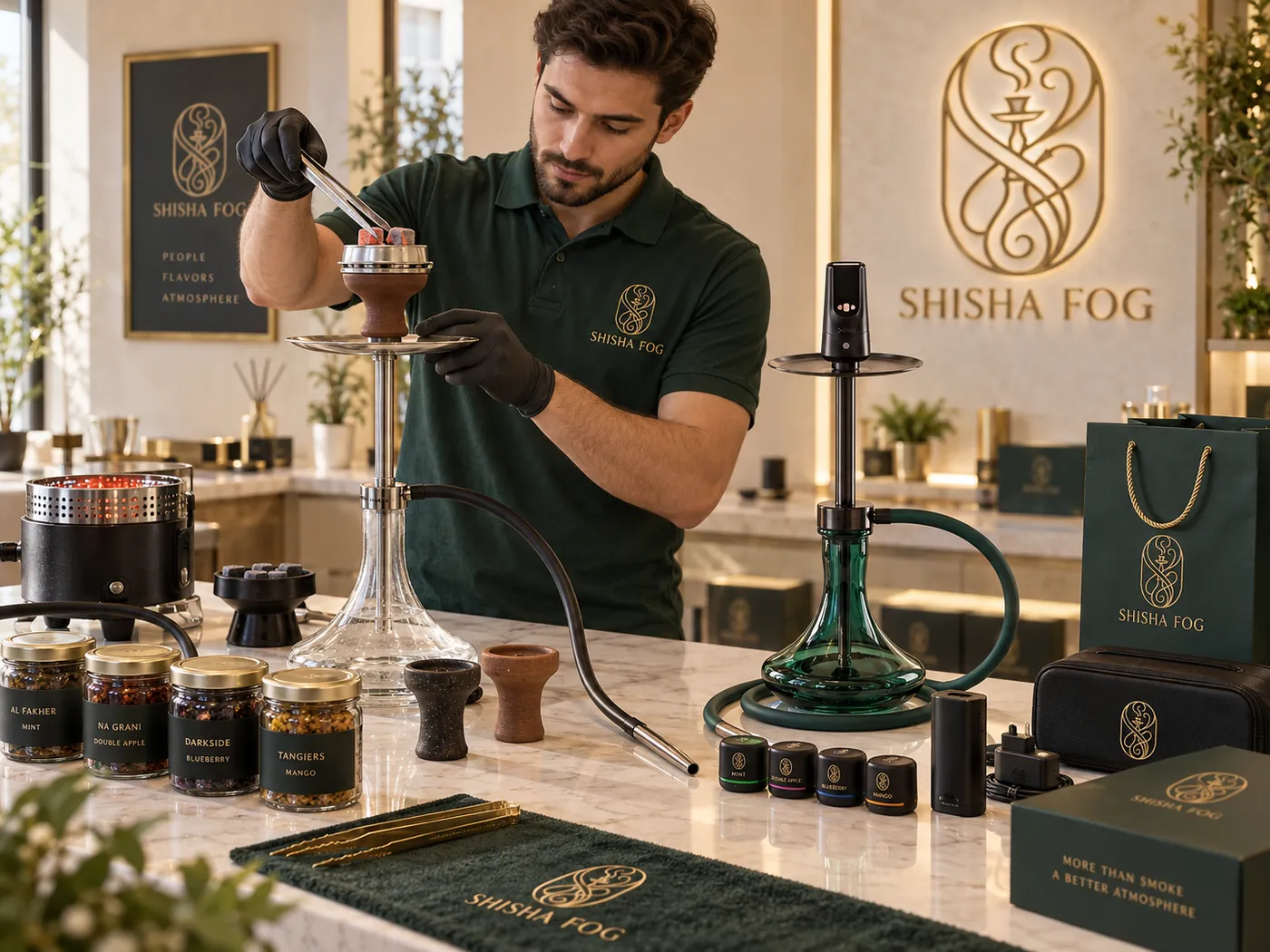 Prepared by our shisha makers